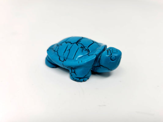 Blue Howlite Turtle