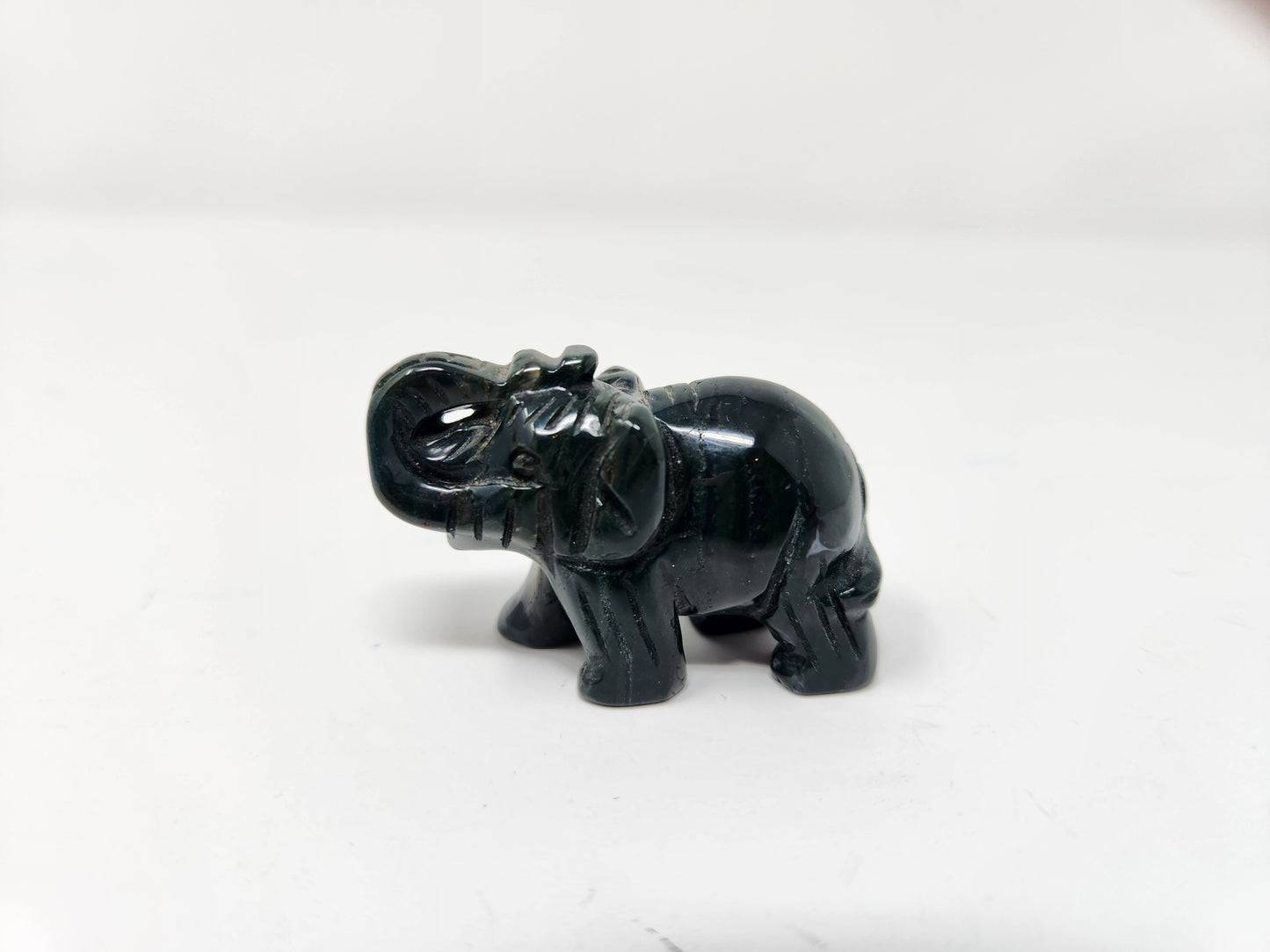 Moss Agate Elephant