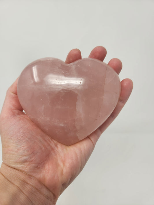 Large Rose Quartz Heart