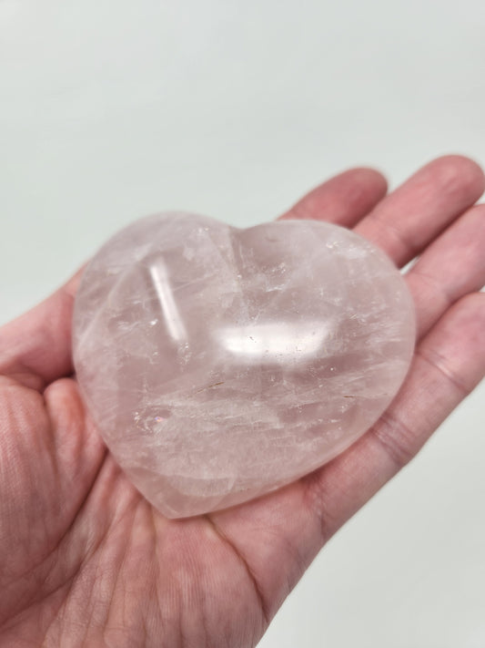 3" Rose Quartz Heart