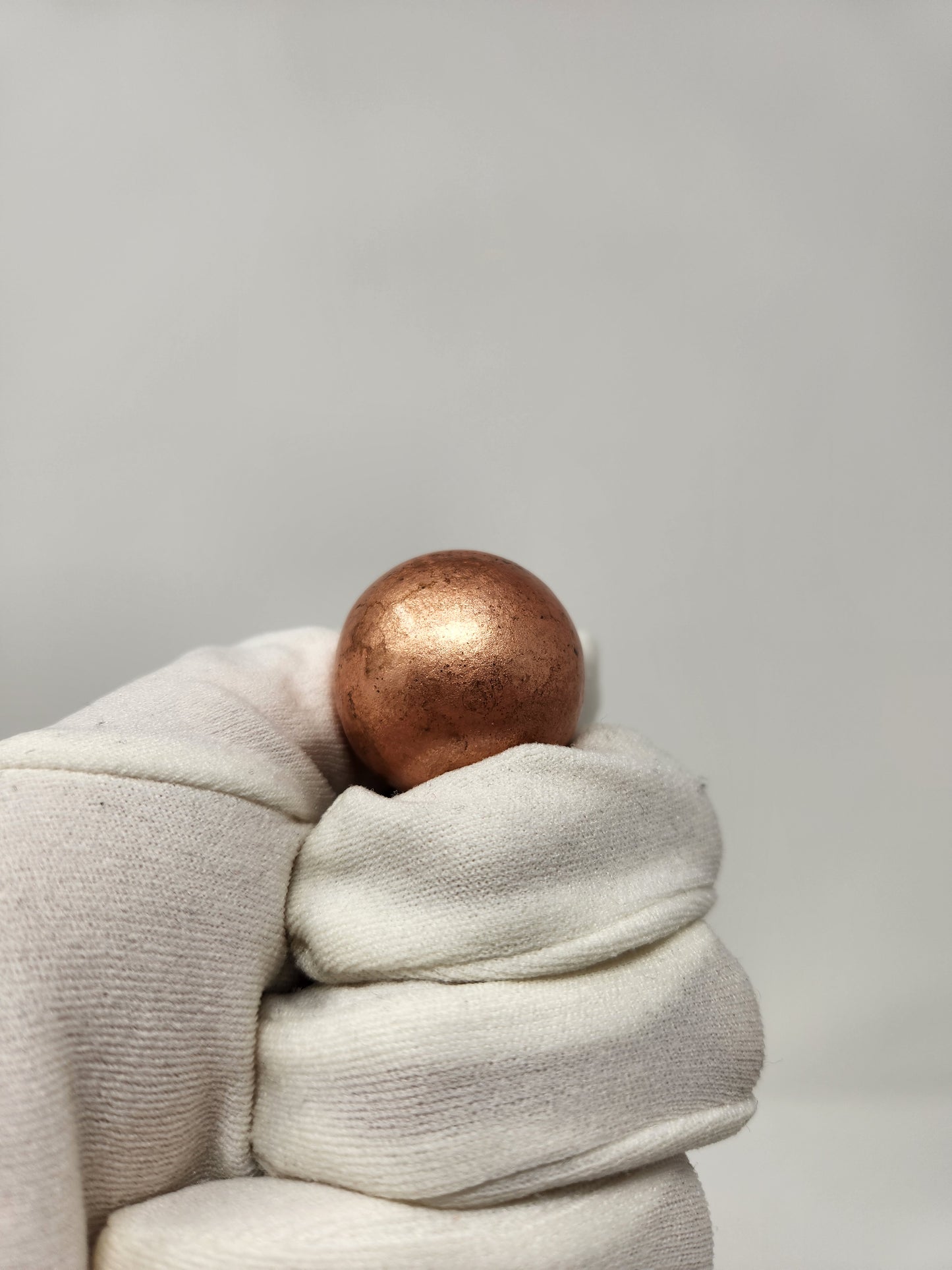 Small Copper Sphere