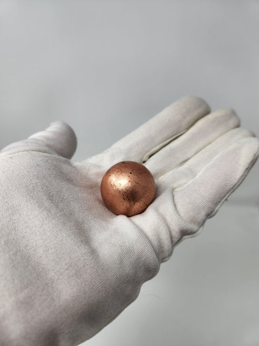 Small Copper Sphere